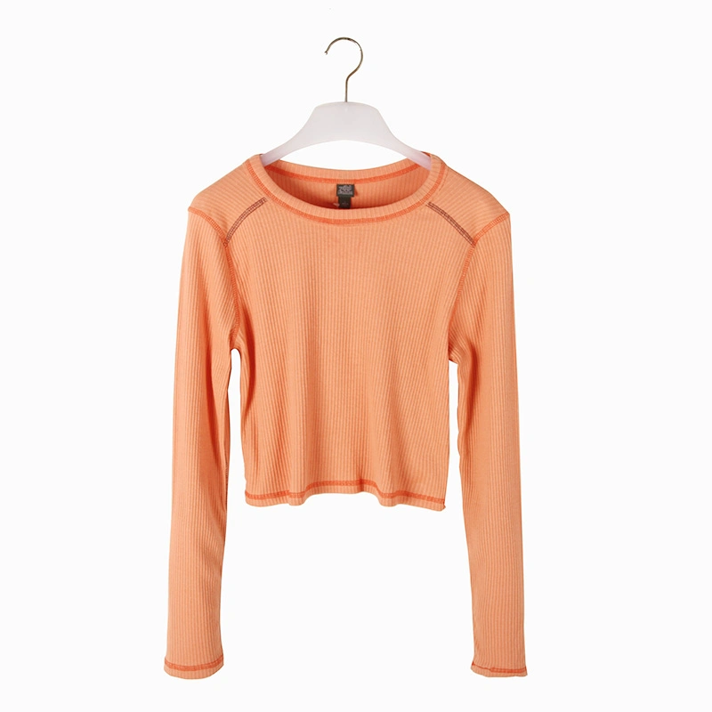 Stockpapa Low Price Ladies Pullover 2 Colors Long Sleeve Ladies Sweatshirts Autumn Clothes Woman Tops