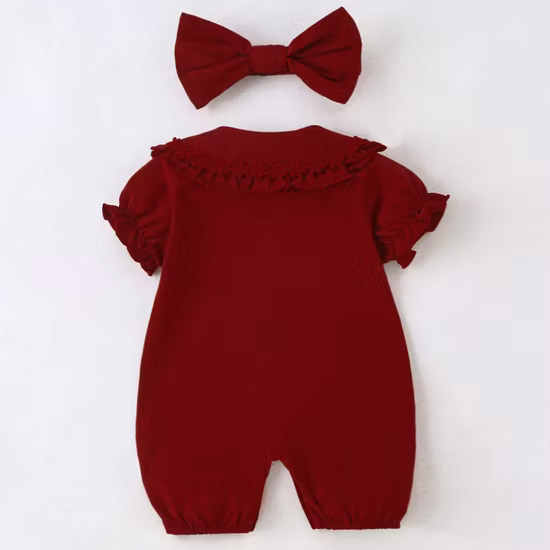 Sweet Newborn Baby Girl Romper Sleeveless Summer Baby Clothing