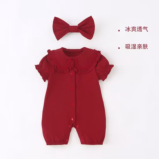 Sweet Newborn Baby Girl Romper Sleeveless Summer Baby Clothing