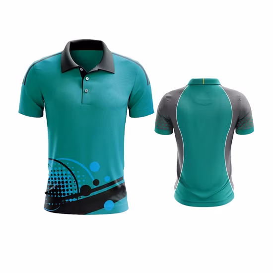Custom Men Polo T Shirt Double Mercerized Cotton Blank Polo Shirts
