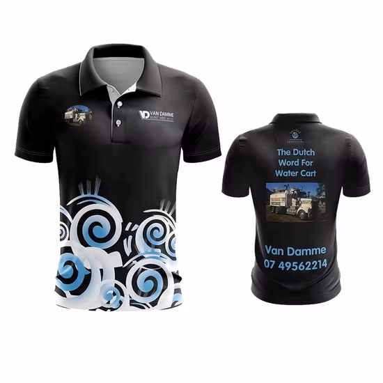 Custom Men Polo T Shirt Double Mercerized Cotton Blank Polo Shirts